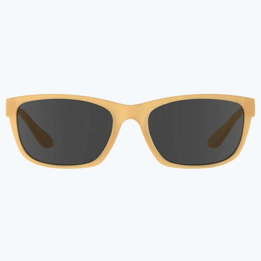 Beeswax Sunglasses With Grey Tint