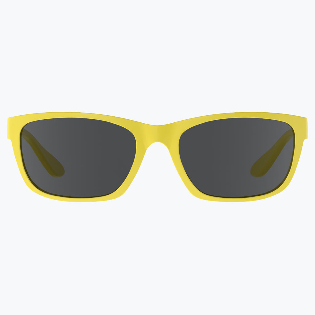Daffodil Yellow Sunglasses With Grey Tint