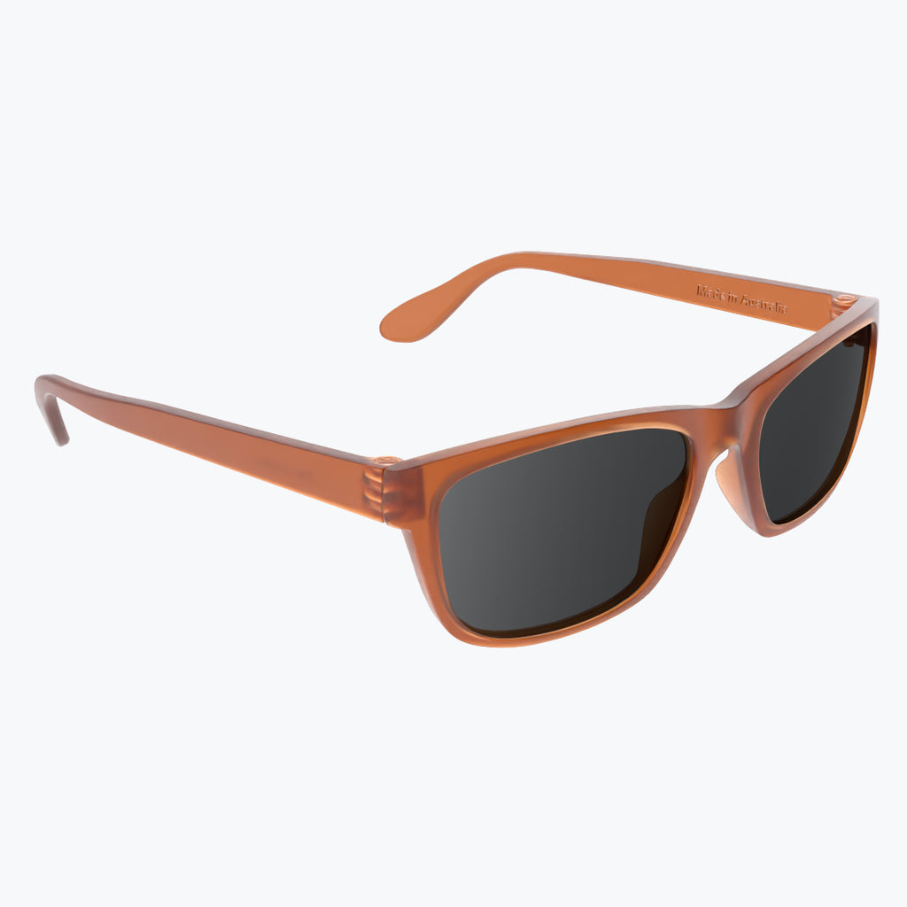Gingerbread Sunglasses With Grey Tint