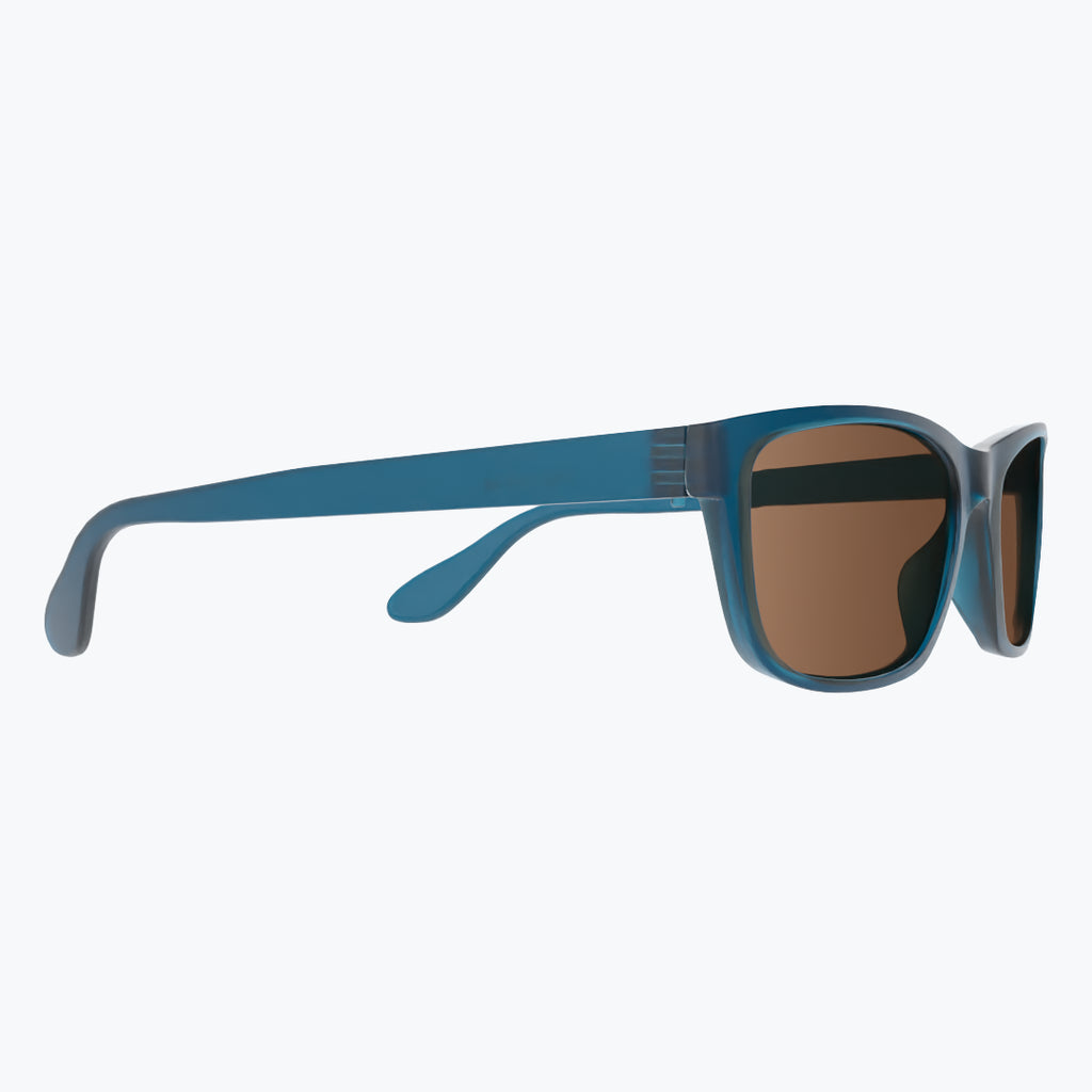 Midnight Blue Sunglasses With Brown Tint