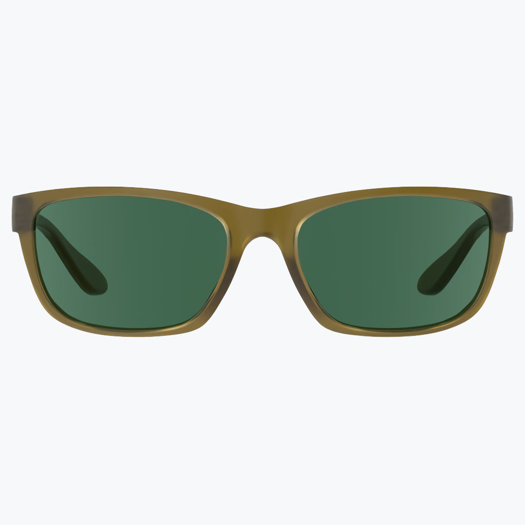 Olive Oil Sunglasses With Green Tint