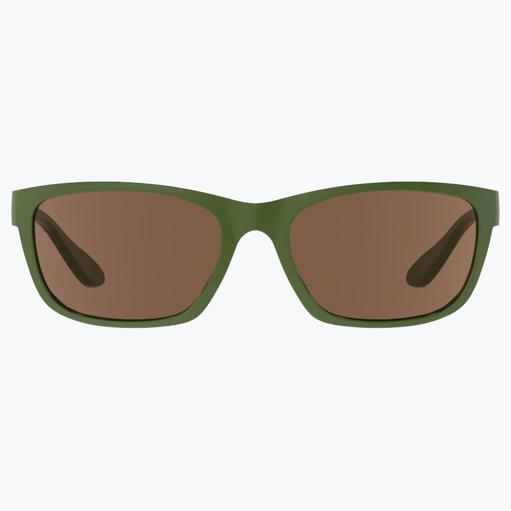 Pistachio Sunglasses With Brown Tint