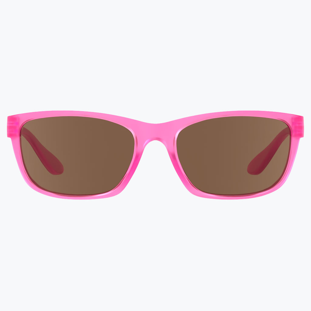 Power Pink Sunglasses With Brown Tint