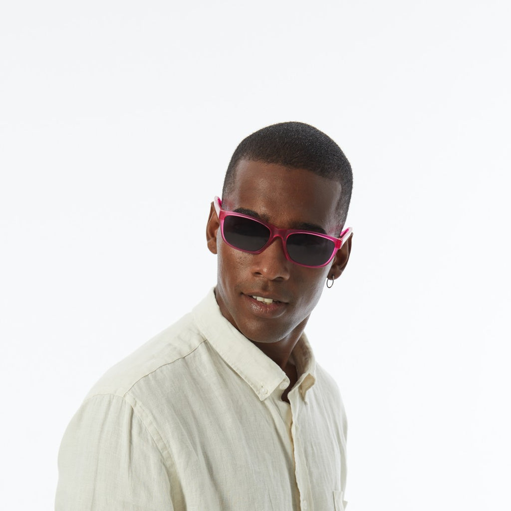 Power Pink Sunglasses With Grey Tint