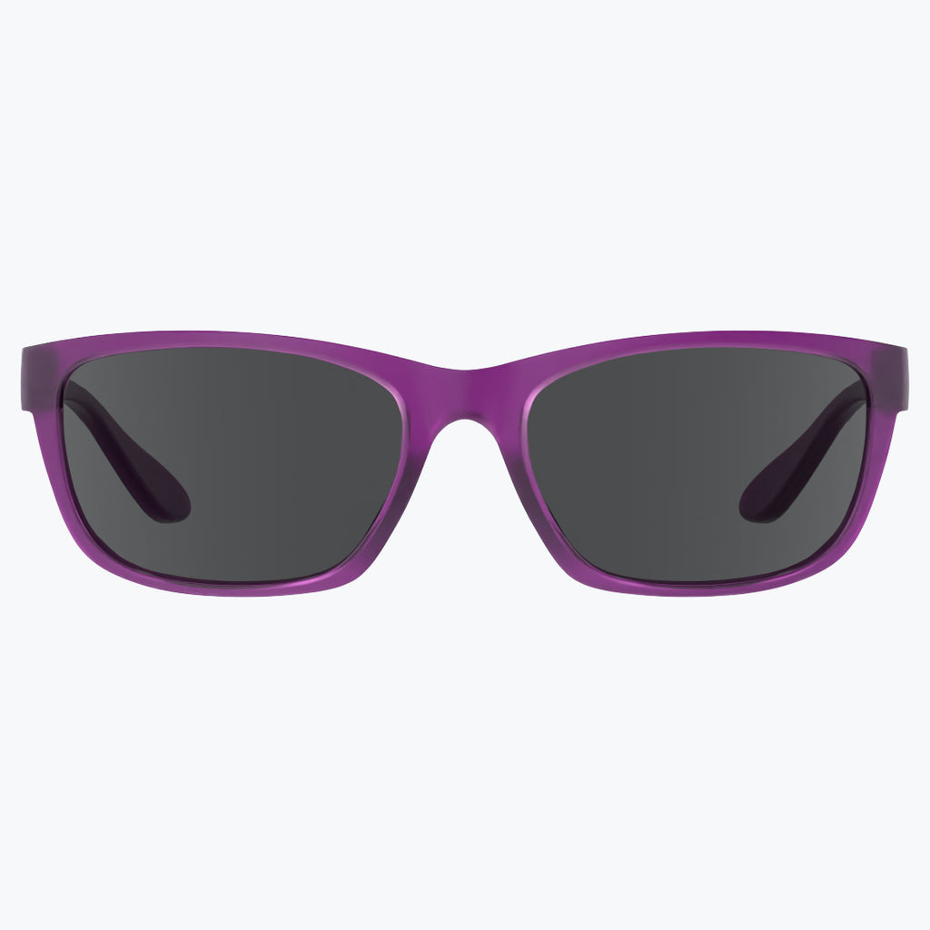 Royal Purple Sunglasses With Grey Tint