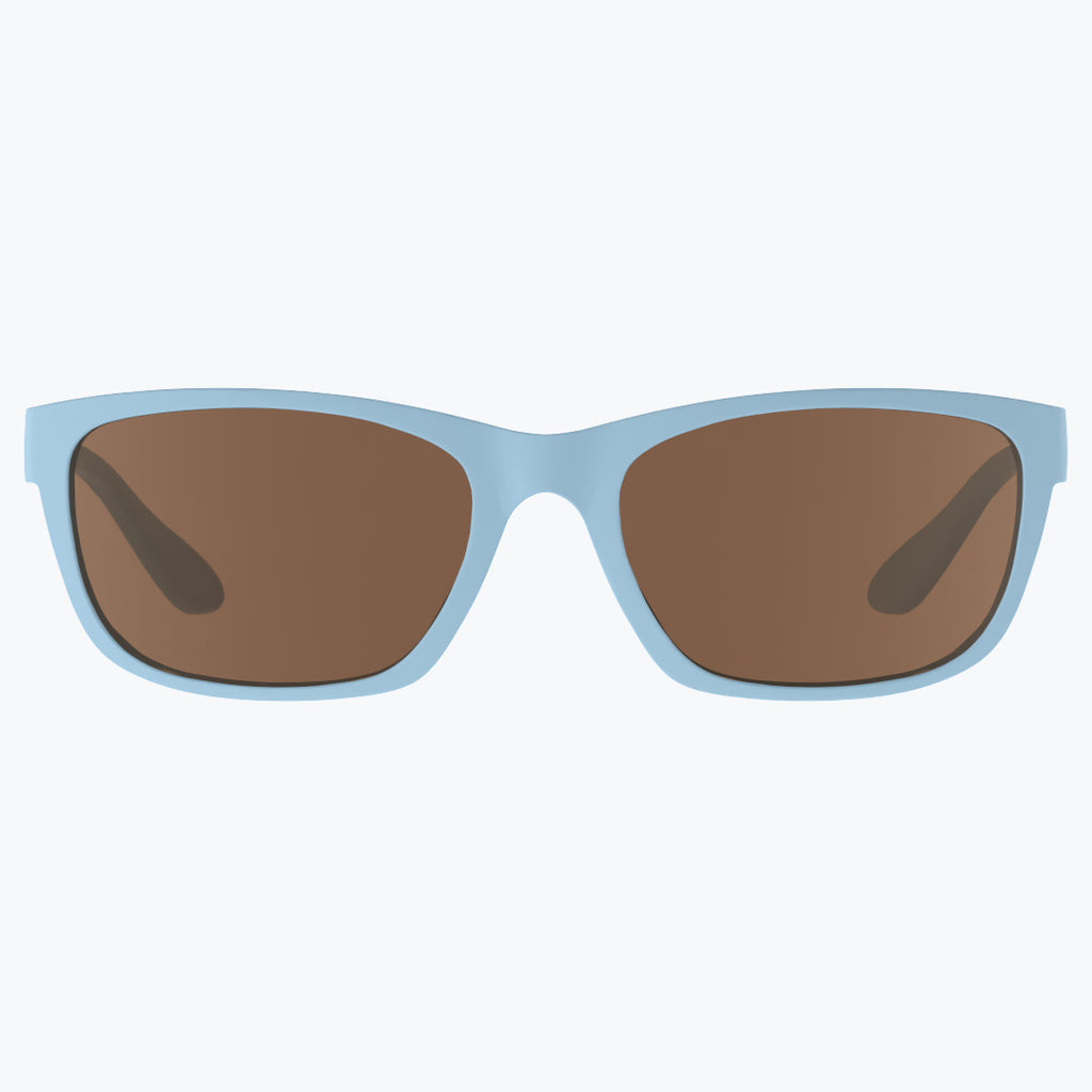 Sky Blue Sunglasses With Brown Tint