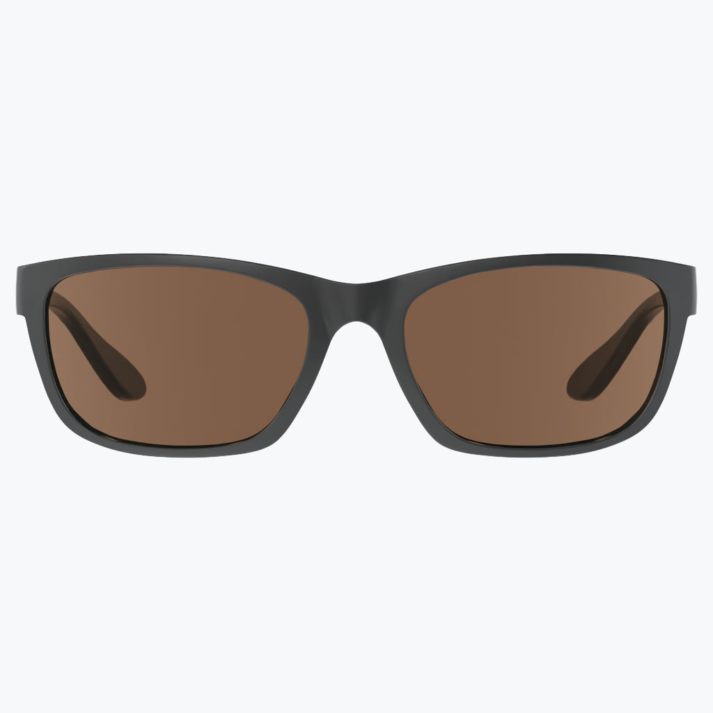 Slate Grey Sunglasses With Brown Tint