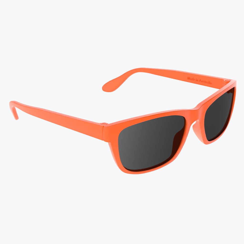 Tangerine Sunglasses With Grey Tint