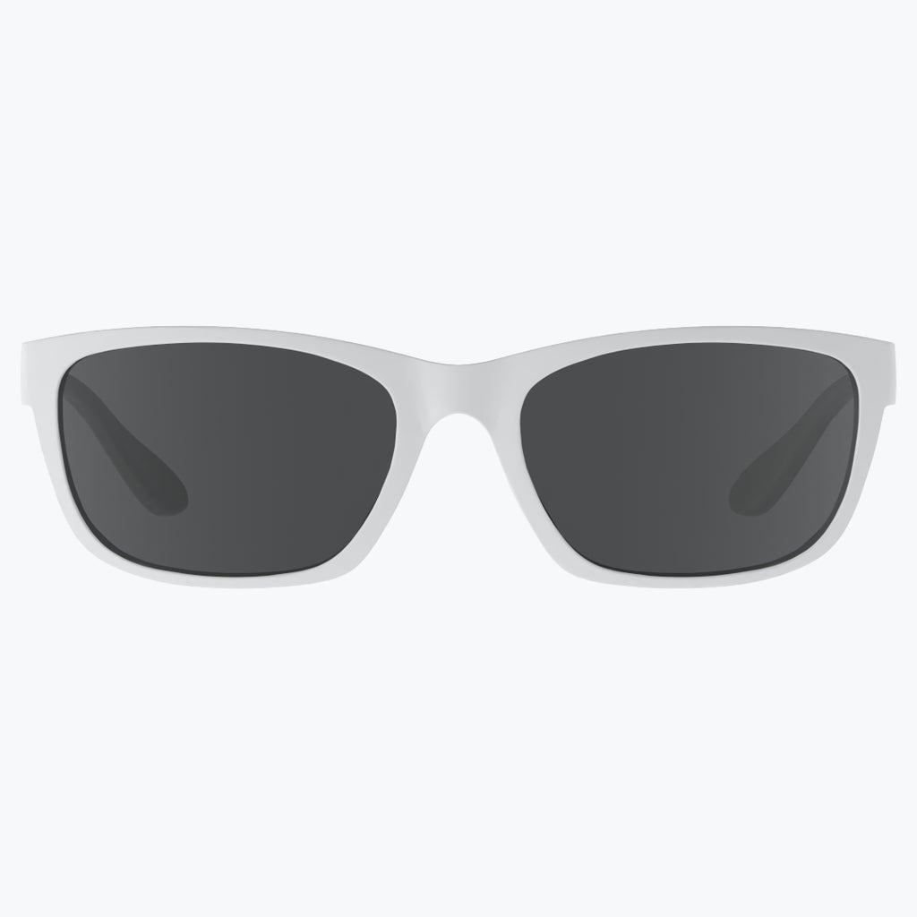 White Sunglasses With Grey Tint